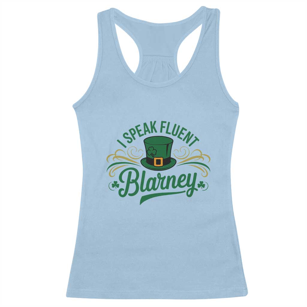 I Speak The Blarney Racerback Tank Top Funny Irish St. Patrick’s Day