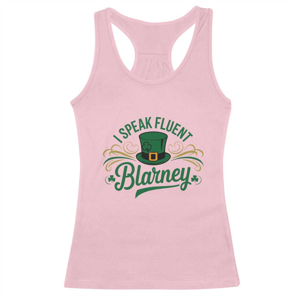 I Speak The Blarney Racerback Tank Top Funny Irish St. Patrick’s Day
