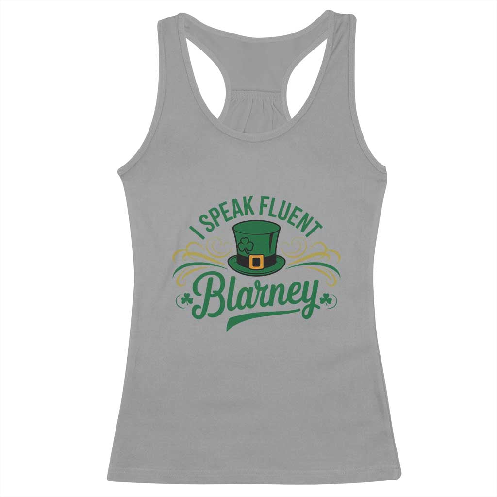 I Speak The Blarney Racerback Tank Top Funny Irish St. Patrick’s Day