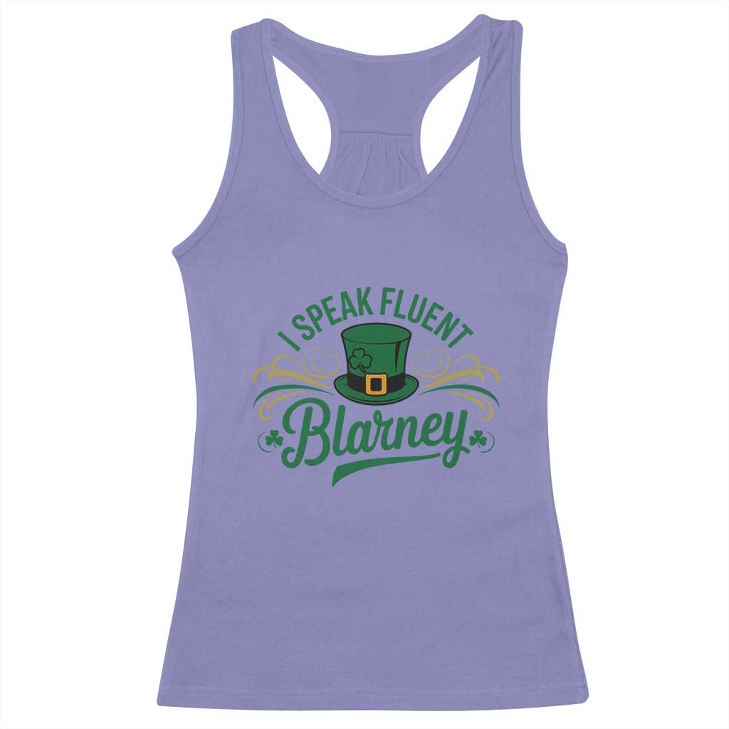 I Speak The Blarney Racerback Tank Top Funny Irish St. Patrick’s Day