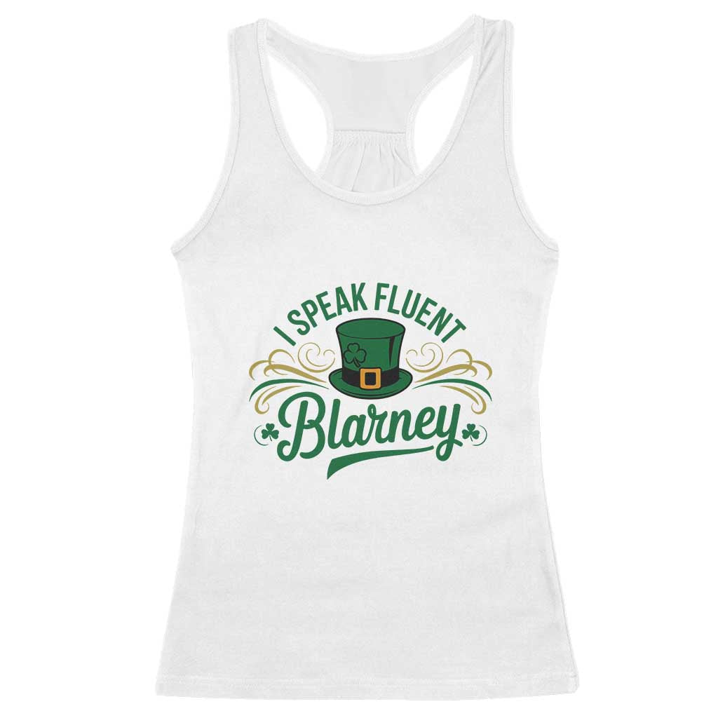 I Speak The Blarney Racerback Tank Top Funny Irish St. Patrick’s Day