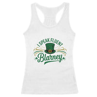 I Speak The Blarney Racerback Tank Top Funny Irish St. Patrick’s Day