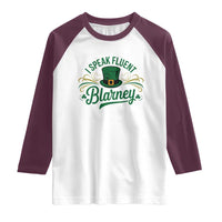 I Speak The Blarney Raglan Shirt Funny Irish St. Patrick’s Day