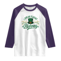 I Speak The Blarney Raglan Shirt Funny Irish St. Patrick’s Day