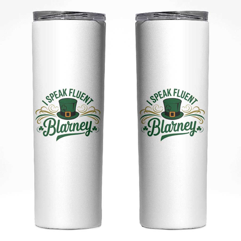 I Speak The Blarney Skinny Tumbler Funny Irish St. Patrick’s Day