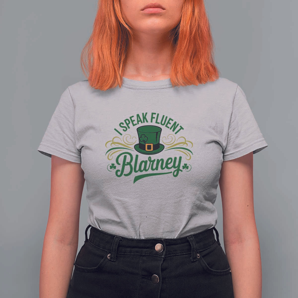 I Speak The Blarney T Shirt For Women Funny Irish St. Patrick’s Day