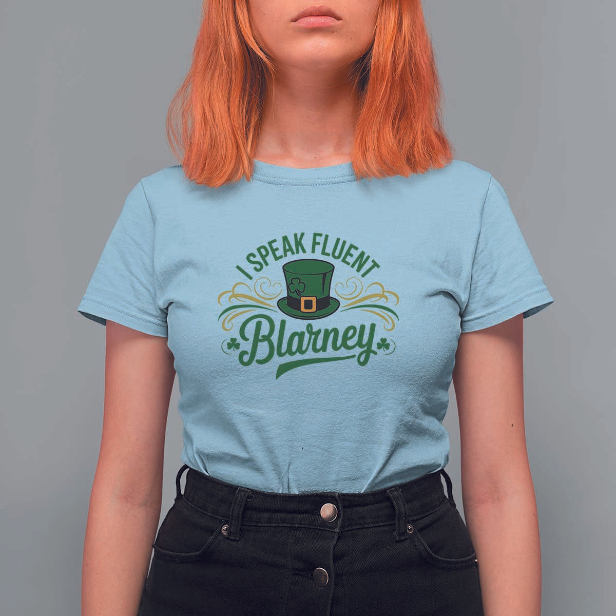 I Speak The Blarney T Shirt For Women Funny Irish St. Patrick’s Day