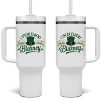 I Speak The Blarney Tumbler With Handle Funny Irish St. Patrick’s Day