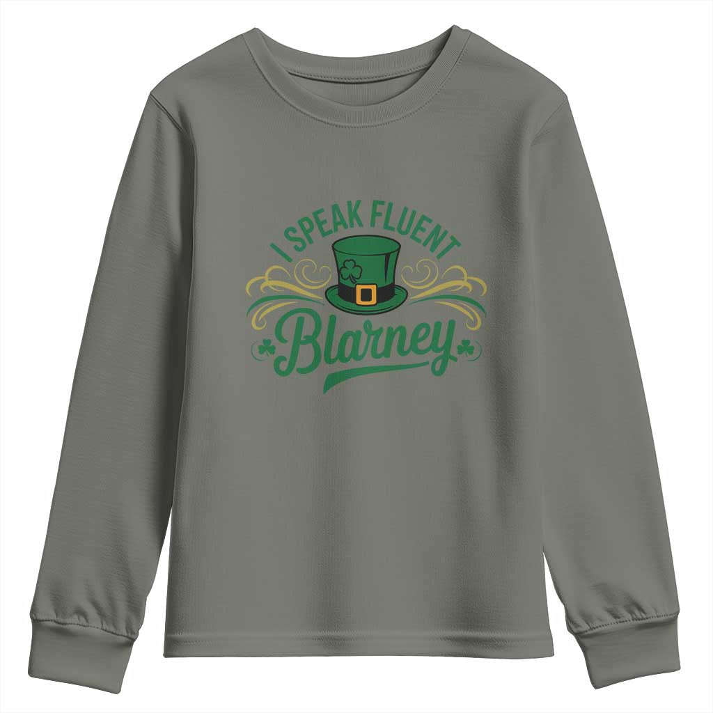 I Speak The Blarney Youth Sweatshirt Funny Irish St. Patrick’s Day