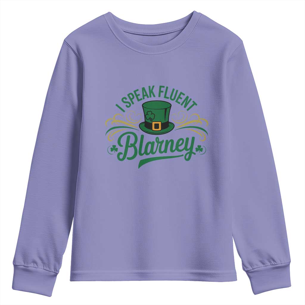 I Speak The Blarney Youth Sweatshirt Funny Irish St. Patrick’s Day