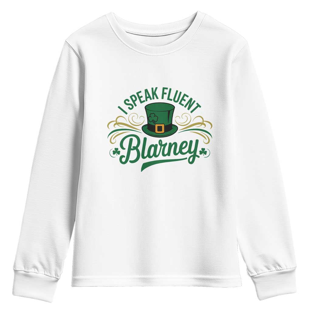I Speak The Blarney Youth Sweatshirt Funny Irish St. Patrick’s Day