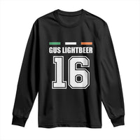 Funny Gus Lightbeer 16 Long Sleeve Shirt Ireland Irish Name St. Patricks Day Drinking Pub