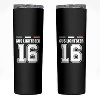 Funny Gus Lightbeer 16 Skinny Tumbler Ireland Irish Name St. Patricks Day Drinking Pub