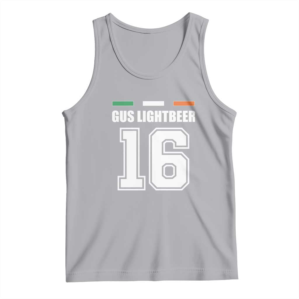 Funny Gus Lightbeer 16 Tank Top Ireland Irish Name St. Patricks Day Drinking Pub