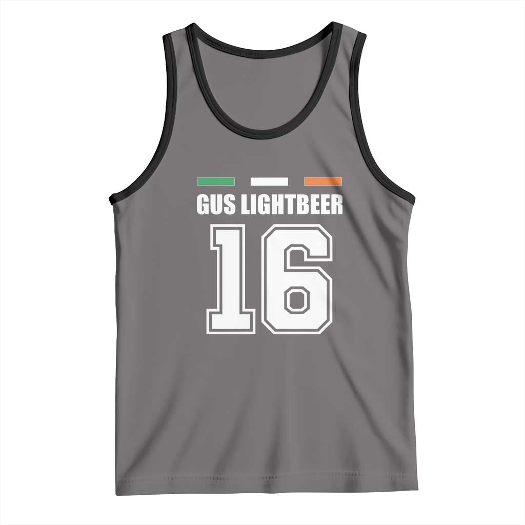 Funny Gus Lightbeer 16 Tank Top Ireland Irish Name St. Patricks Day Drinking Pub