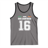 Funny Gus Lightbeer 16 Tank Top Ireland Irish Name St. Patricks Day Drinking Pub