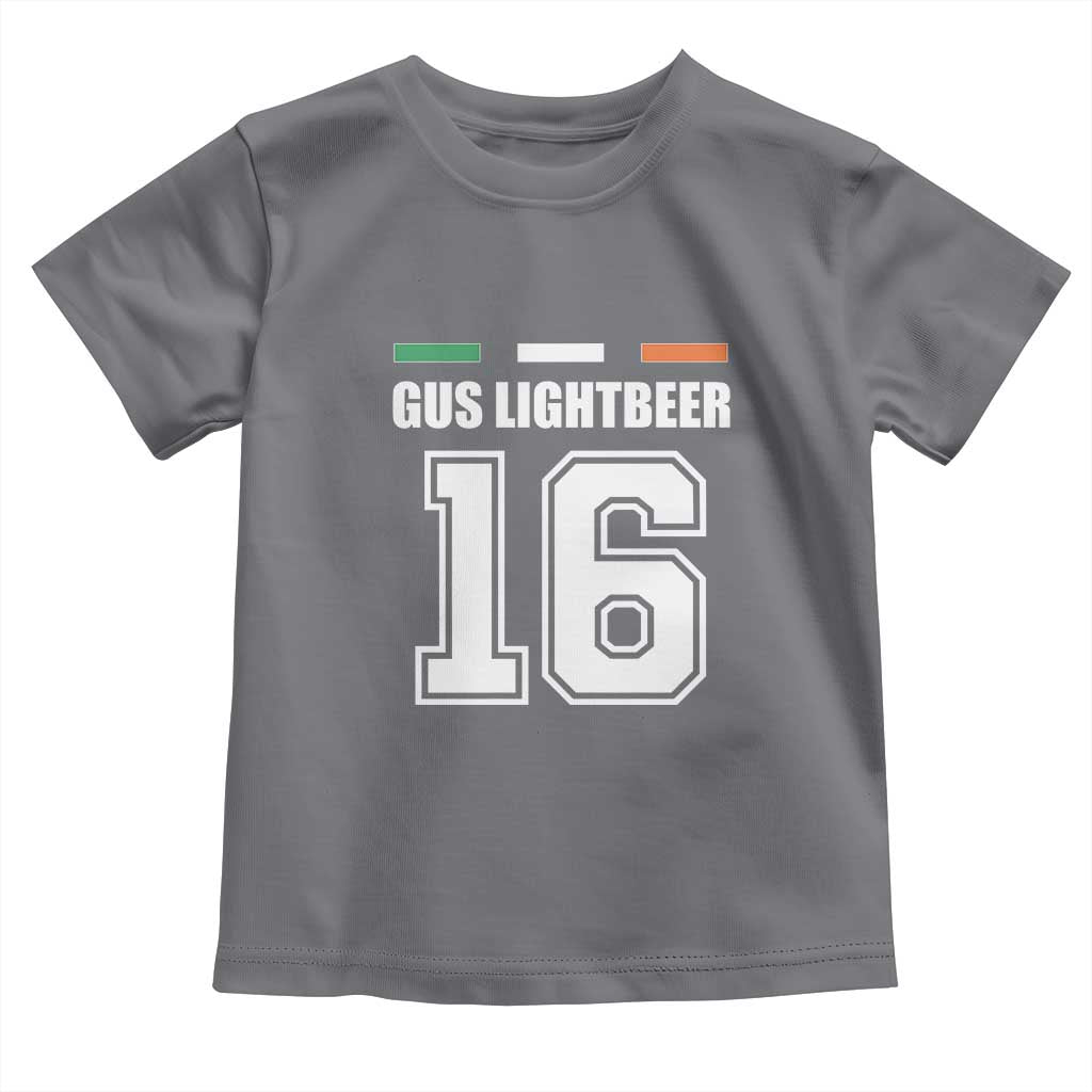 Funny Gus Lightbeer 16 Toddler T Shirt Ireland Irish Name St. Patricks Day Drinking Pub