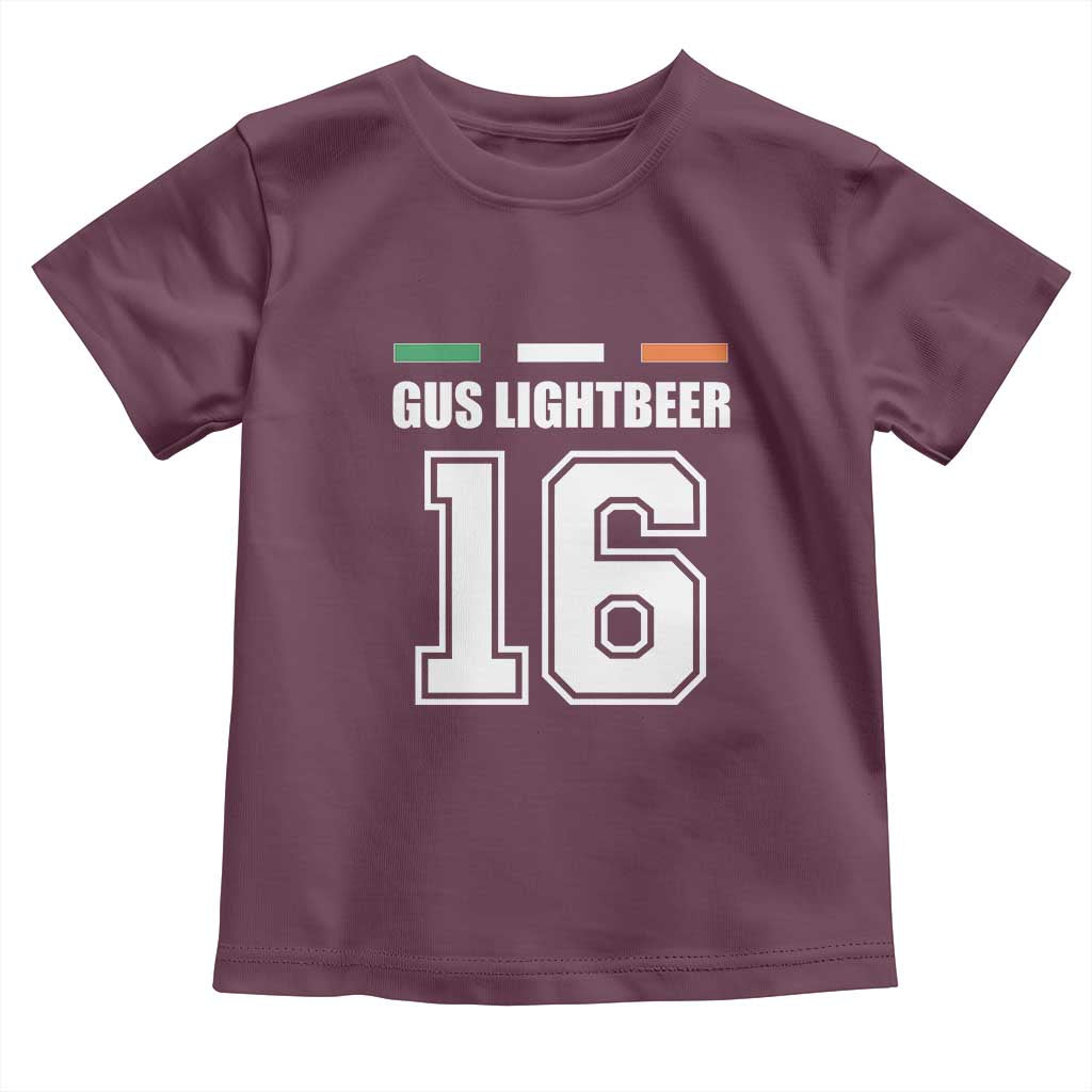 Funny Gus Lightbeer 16 Toddler T Shirt Ireland Irish Name St. Patricks Day Drinking Pub