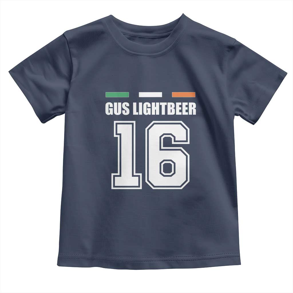 Funny Gus Lightbeer 16 Toddler T Shirt Ireland Irish Name St. Patricks Day Drinking Pub