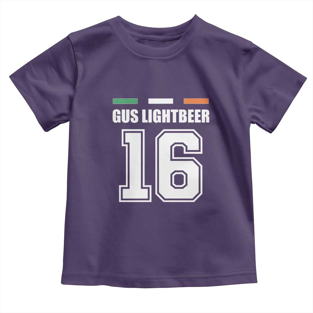 Funny Gus Lightbeer 16 Toddler T Shirt Ireland Irish Name St. Patricks Day Drinking Pub