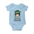 Lucky Sassy Lassie Messy Bun Baby Onesie Funny St Patricks Day