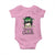 Lucky Sassy Lassie Messy Bun Baby Onesie Funny St Patricks Day