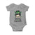 Lucky Sassy Lassie Messy Bun Baby Onesie Funny St Patricks Day