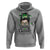 Lucky Sassy Lassie Messy Bun Hoodie Funny St Patricks Day