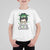 Lucky Sassy Lassie Messy Bun T Shirt For Kid Funny St Patricks Day