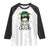 Lucky Sassy Lassie Messy Bun Raglan Shirt Funny St Patricks Day