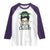 Lucky Sassy Lassie Messy Bun Raglan Shirt Funny St Patricks Day