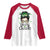 Lucky Sassy Lassie Messy Bun Raglan Shirt Funny St Patricks Day