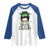 Lucky Sassy Lassie Messy Bun Raglan Shirt Funny St Patricks Day