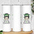 Lucky Sassy Lassie Messy Bun Skinny Tumbler Funny St Patricks Day