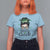 Lucky Sassy Lassie Messy Bun T Shirt For Women Funny St Patricks Day