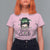 Lucky Sassy Lassie Messy Bun T Shirt For Women Funny St Patricks Day
