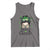 Lucky Sassy Lassie Messy Bun Tank Top Funny St Patricks Day