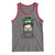 Lucky Sassy Lassie Messy Bun Tank Top Funny St Patricks Day