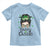 Lucky Sassy Lassie Messy Bun Toddler T Shirt Funny St Patricks Day
