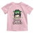 Lucky Sassy Lassie Messy Bun Toddler T Shirt Funny St Patricks Day