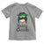 Lucky Sassy Lassie Messy Bun Toddler T Shirt Funny St Patricks Day