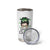 Lucky Sassy Lassie Messy Bun Tumbler Cup Funny St Patricks Day