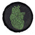 Lucky Shamrocks Heart Spare Tire Cover Anatomical Anatomy St Patrick's Day