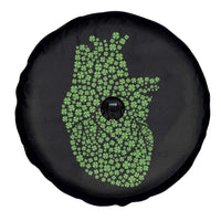 Lucky Shamrocks Heart Spare Tire Cover Anatomical Anatomy St Patrick's Day