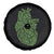 Lucky Shamrocks Heart Spare Tire Cover Anatomical Anatomy St Patrick's Day