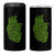 Lucky Shamrocks Heart 4 in 1 Can Cooler Tumbler Anatomical Anatomy St Patrick's Day