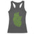 Lucky Shamrocks Heart Racerback Tank Top Anatomical Anatomy St Patrick's Day