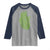 Lucky Shamrocks Heart Raglan Shirt Anatomical Anatomy St Patrick's Day