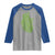 Lucky Shamrocks Heart Raglan Shirt Anatomical Anatomy St Patrick's Day