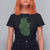 Lucky Shamrocks Heart T Shirt For Women Anatomical Anatomy St Patrick's Day
